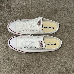 Converse all white size 13